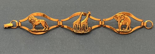 Vintage copper safari animal - copper,