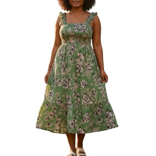 Torrid floral smocked midi - torrid,