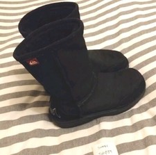 Quiksilver black suede - quiksilver,