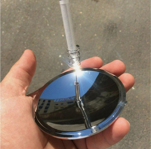 Solar parabolic mirror fire - mirror,