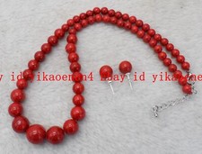 Natural 14mm red - natural, coral