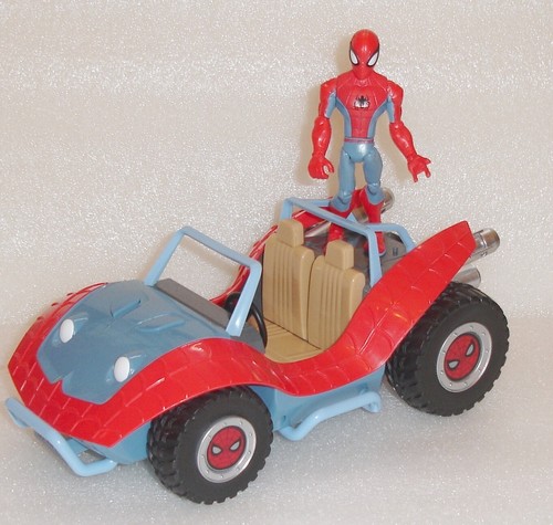 Spiderman car and figure - spiderman,