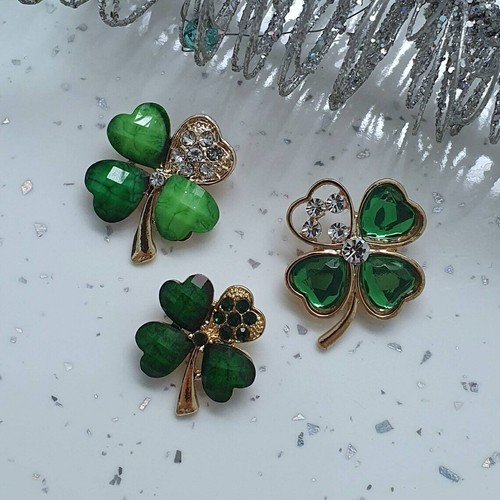 Good luck brooch crystal - crystal, 4