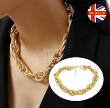 Thick chunky twisted choker - twisted,