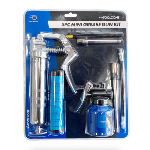 5pc toolzone grease - 5pc, gun
