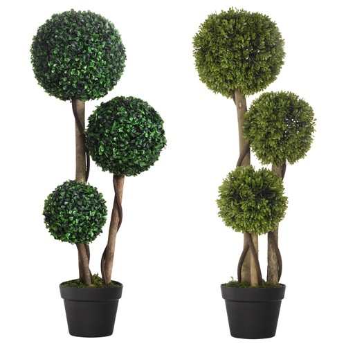 Homcom artificial plant set - homcom,