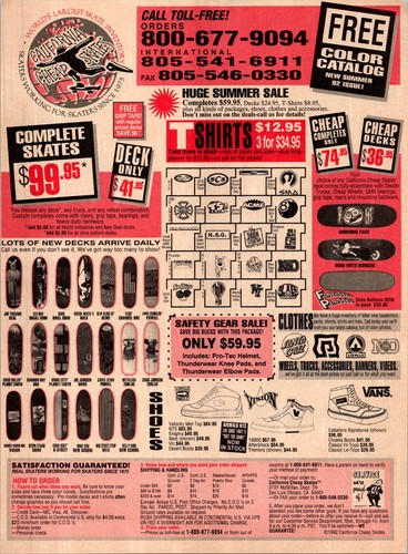 1992 california cheap skates - california,
