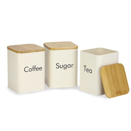 Tea coffee sugar storage - coffee, &