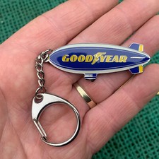 Vintage goodyear metal keyring - vintage,