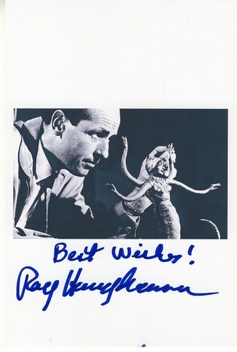 Ray harryhausen hand signed - ray,