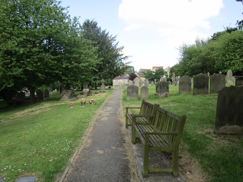 Photo 6x4 the - the, churchyard