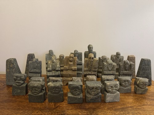 Vintage african hand carved - african,
