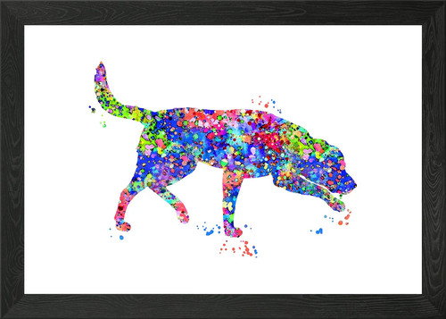 Labrador framed wall art - framed,