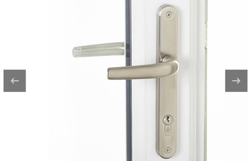 Upvc door handle sprung - door,