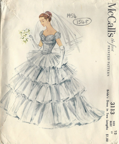 1954 vintage sewing - sewing, pattern