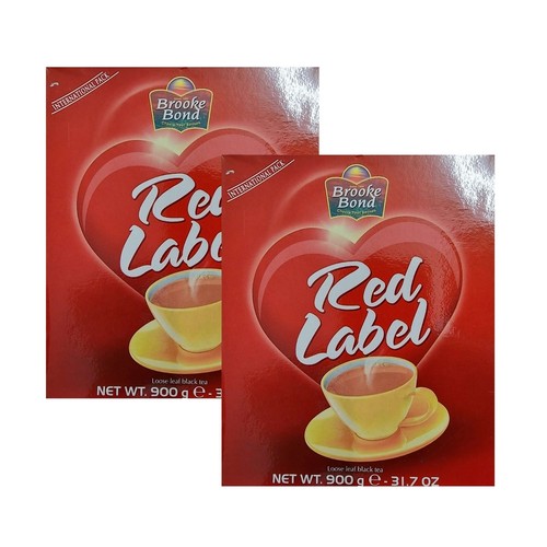Brooke bond red - label, black