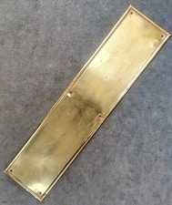 Reclaimed brass door finger - brass,