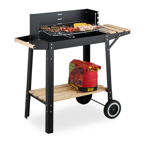 Barbecue trolley charcoal - trolley,