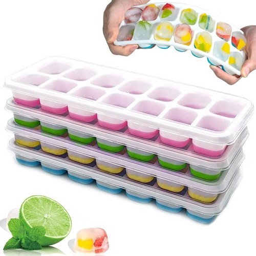 Silicone ice cube trays - ice,