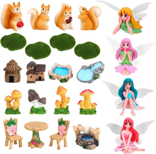 23pcs fairy garden accessories - fairy,