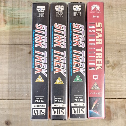 Star trek vhs tapes bundle - star,