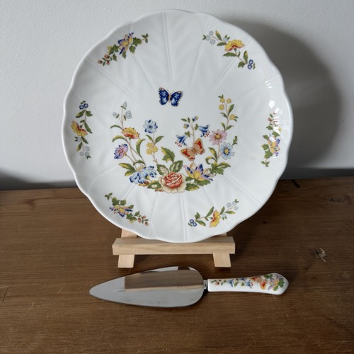 Aynsley cottage garden plate - cottage,