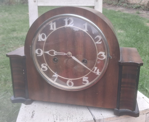 Vintage wooden mantle - ,