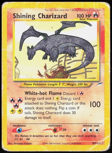 Shining charizard 107 105 - shining, 107/105