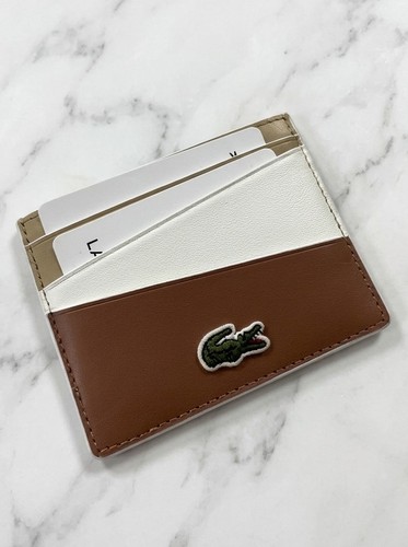 Lacoste leather card - lacoste, holder
