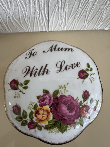 Fenton china trinket box - china,