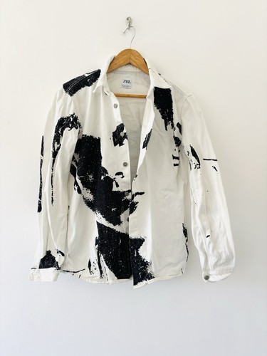 Zara men denim jacket size - men’s,