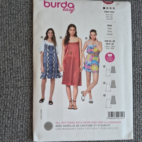 Burda 5996 misses - 5996, dresses