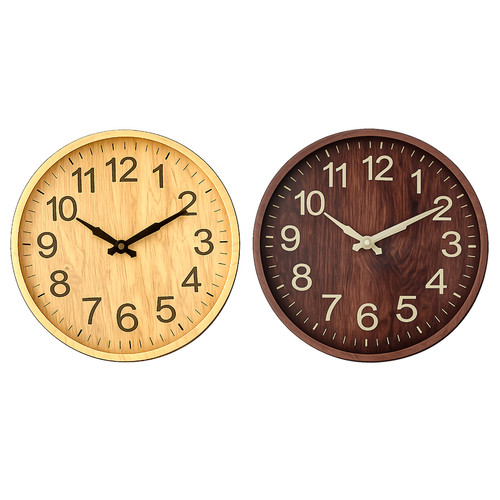 Round wall clock - clock, modern
