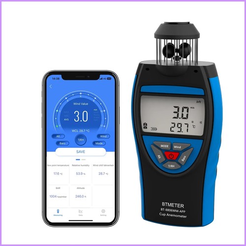 Cup anemometer handheld - handheld, air
