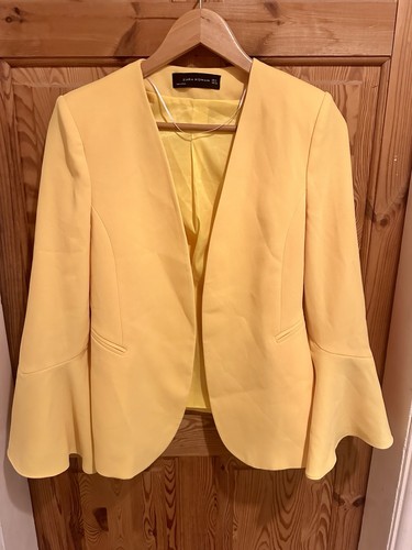 Zara woman bright yellow bell - zara,