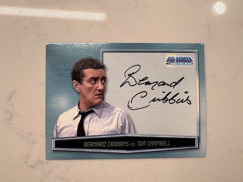 Bernard cribbins autograph - bernard,