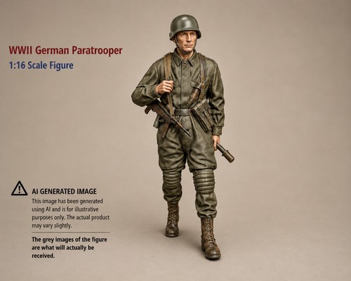 Ww2 german paratrooper 16 - german, 1:16