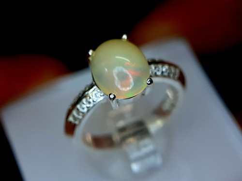 Natural multi fire opal - fire, of