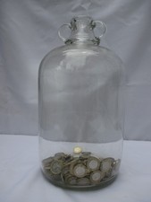 Large glass bottle - large, money