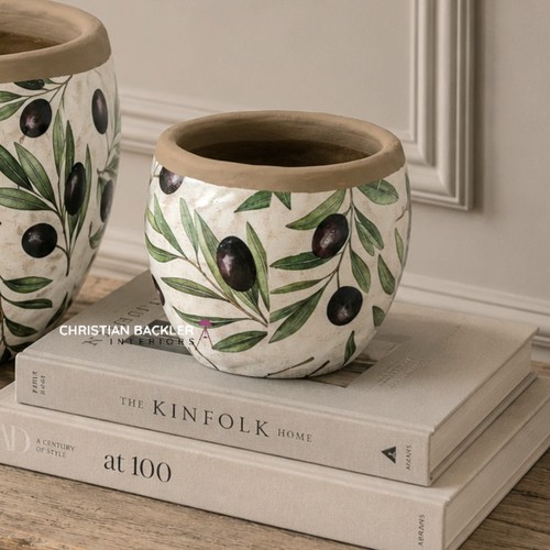Olive design ceramic - olive, plant