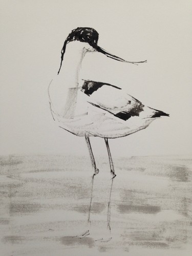 Original signed ink sketch - ink,