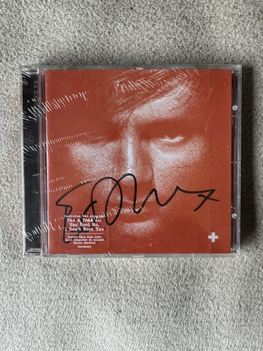 Sheeran signed album - signed, album/cd