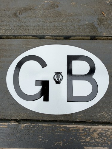 Vintage car badge gb - aa,