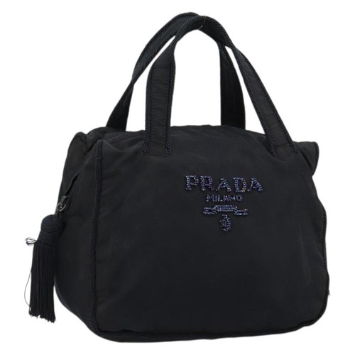 Prada hand bag nylon navy - prada, auth