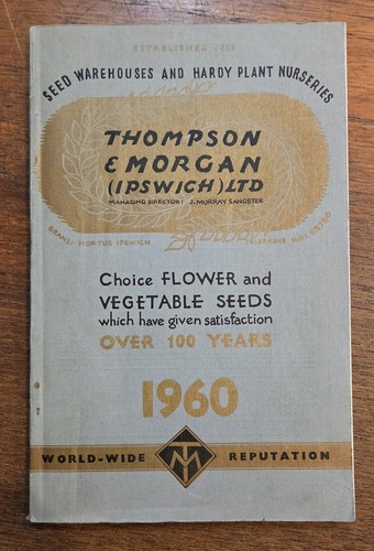1960 flower vegetable seeds - &,