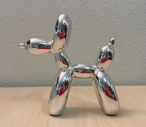 Solid metal balloon - solid, dog