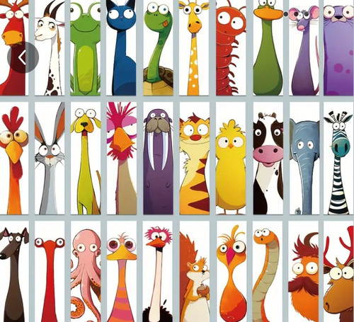 Single sided bookmarks - single,