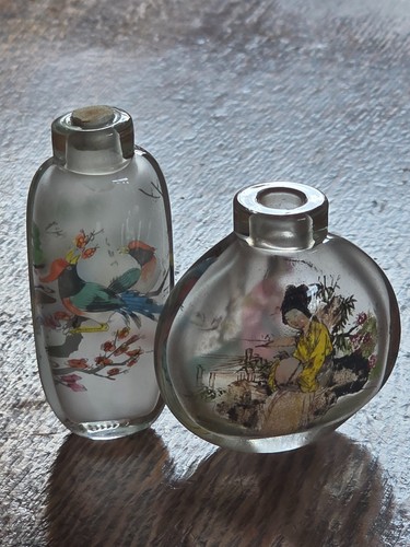 Vintage reverse painted - vintage,
