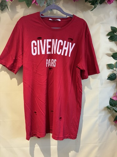 Givenchy paris distressed red - givenchy,