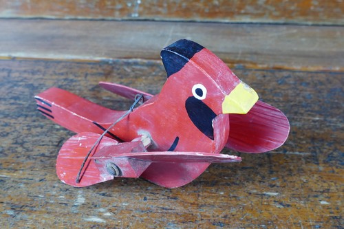 Vintage handmade red cardinal - handmade,